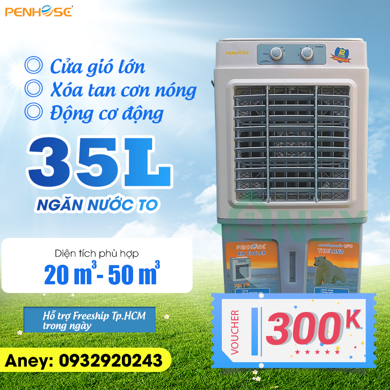 QUẠT ĐIỀU HÒA HƠI NƯỚC PENHOSE PH4000CN