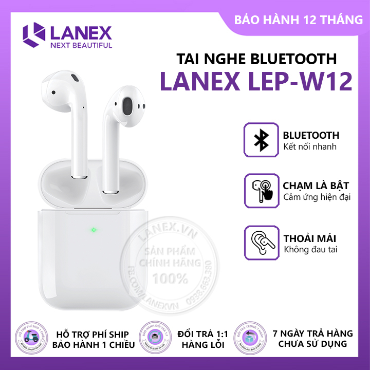 Tai Nghe Bluetooth Lanex LEP-W12