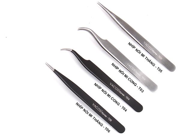 Nhíp Nối Mi Thẳng Vacosi T06