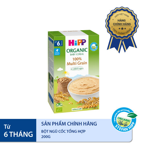 Bột dinh dưỡng Hipp ngũ cốc tổng hợp 200g 6m+