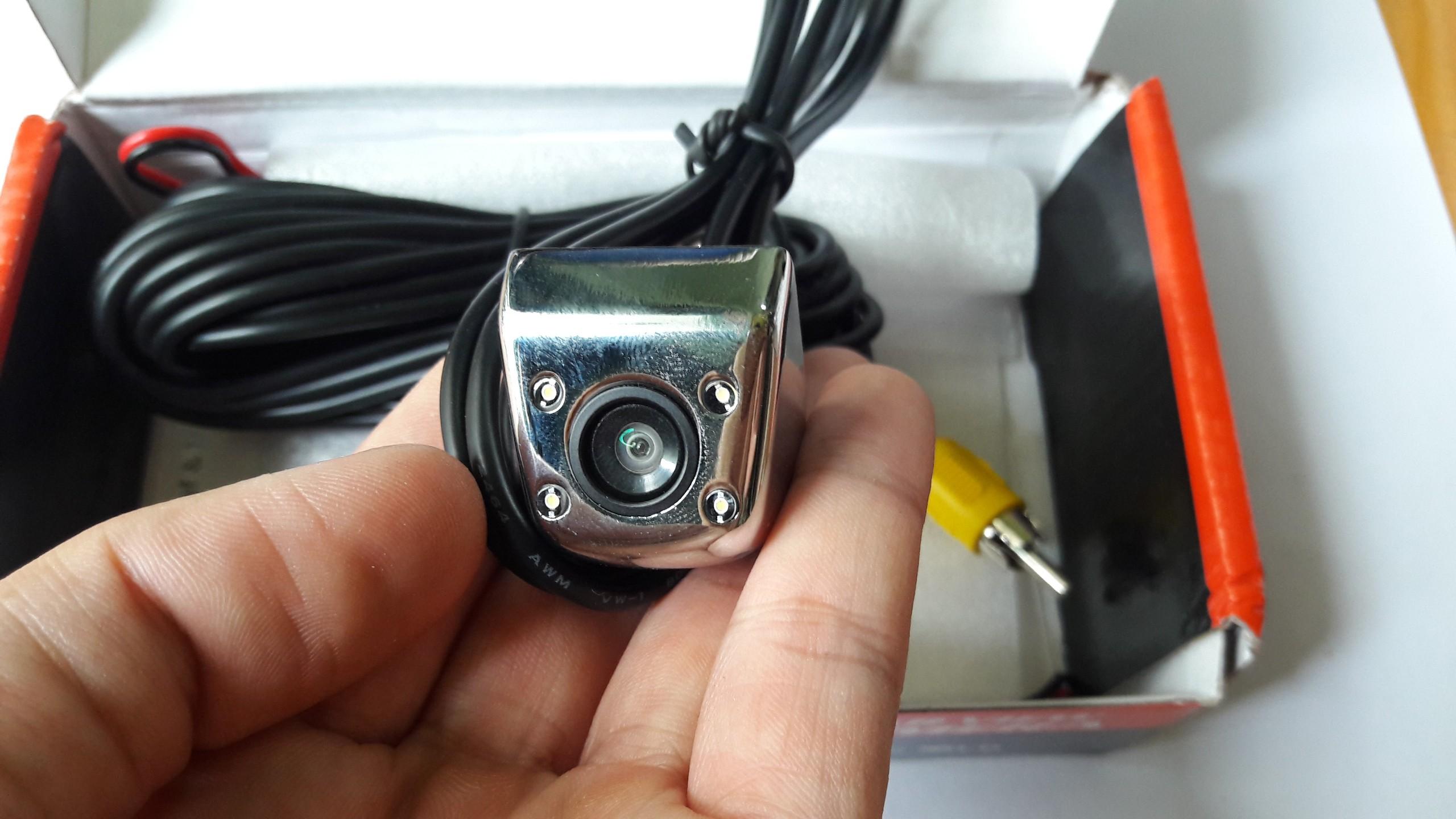Camera lùi cho ô tô, camera lùi cao cấp mạ crom