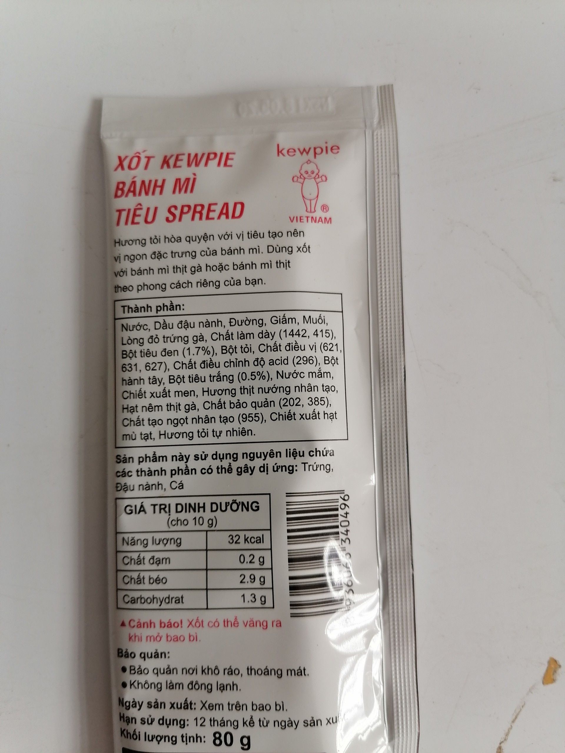 Sốt Kewpie Tiêu 80g