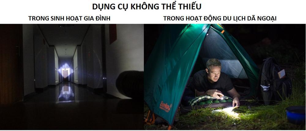 Đèn tích điện kiêm đèn đọc sách KM7666