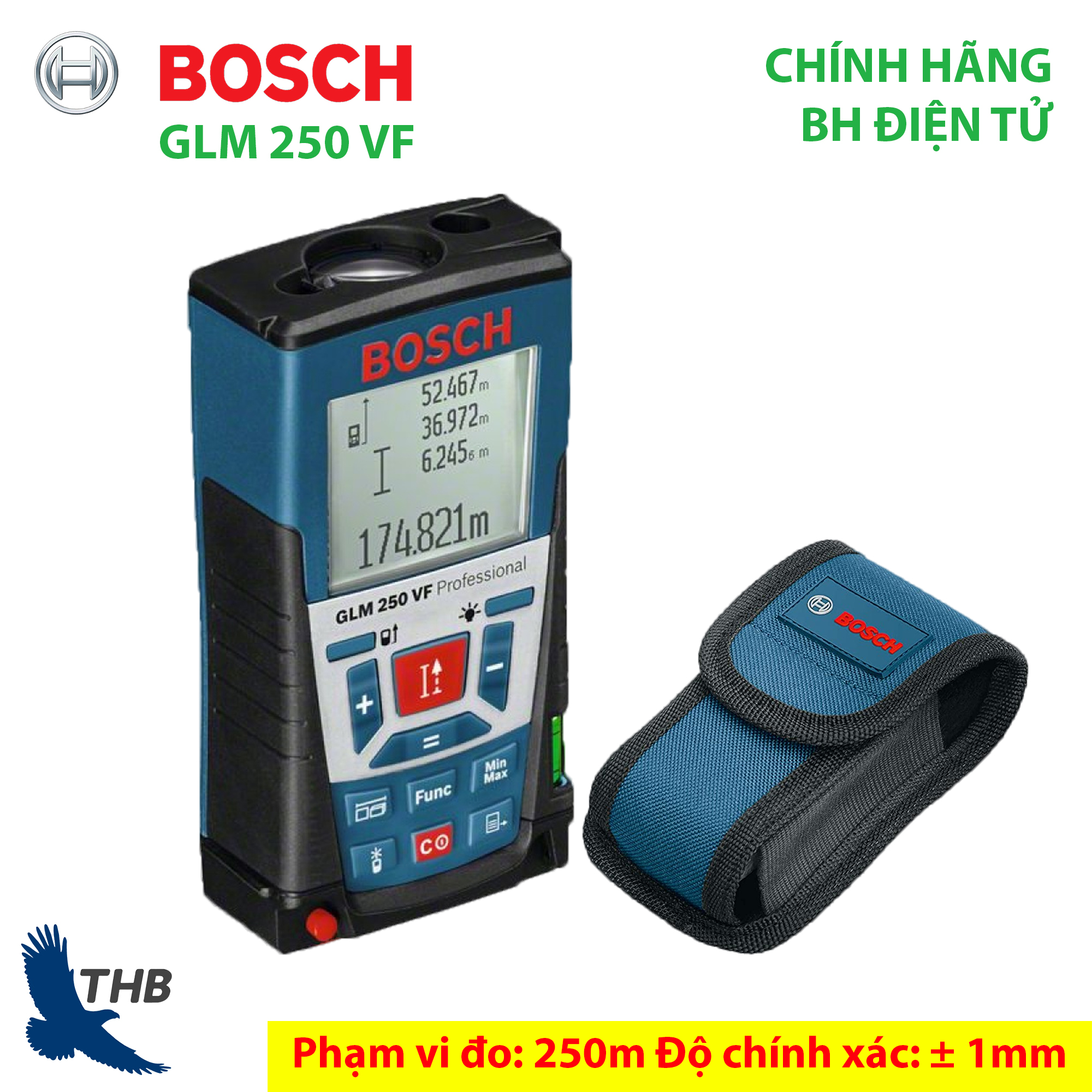 Máy đo khoảng cách ﻿Bosch GLM250VF