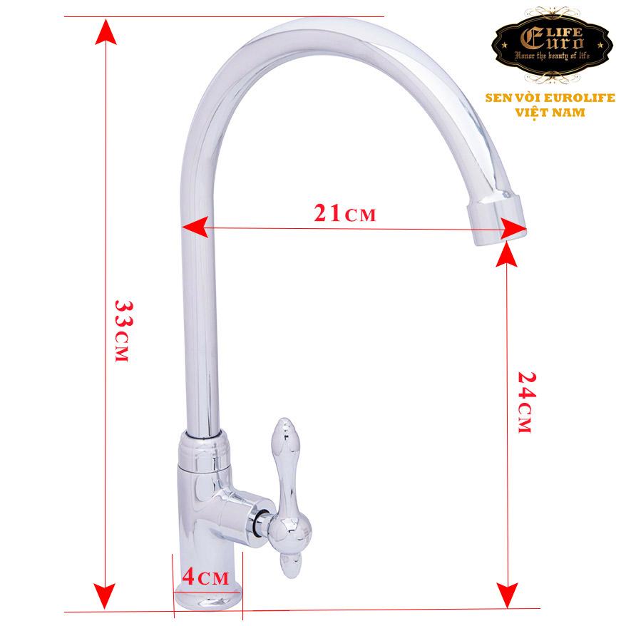 VÒI RỬA CHÉN EUROLIFE EL-T013