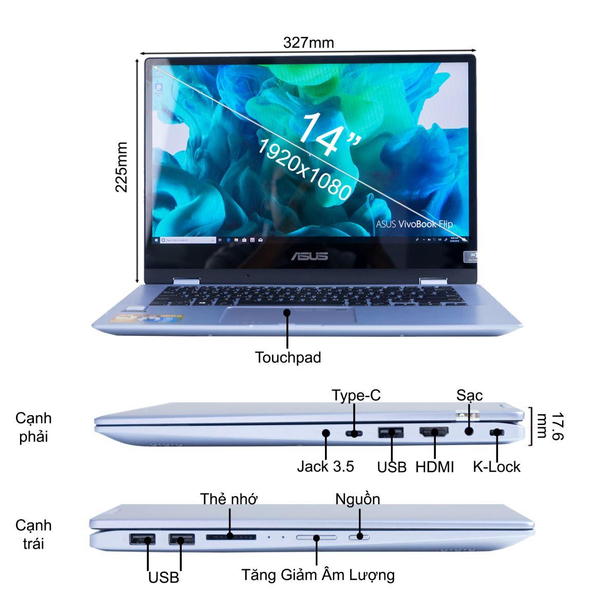 Laptop ASUS TP412UA-EC092T
