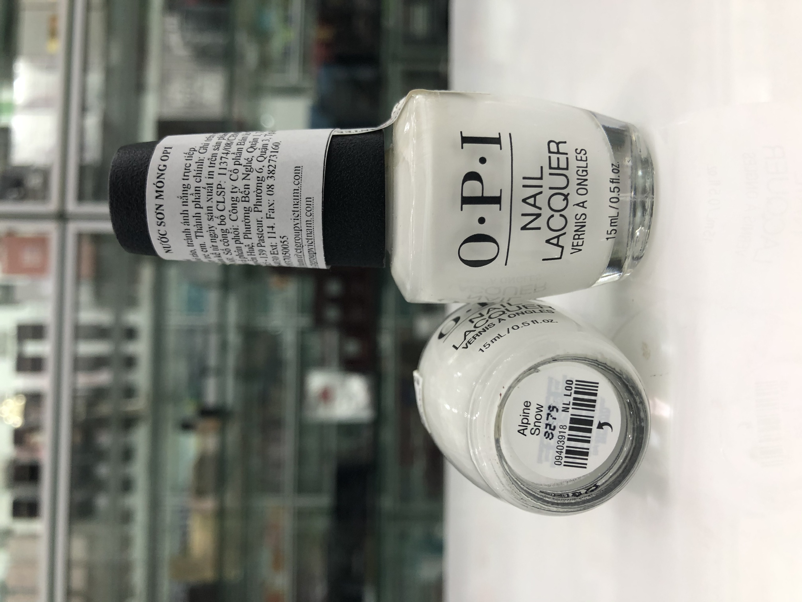 Sơn móng OPI #NLL00 Alpine Snow Nail Polish 15ml