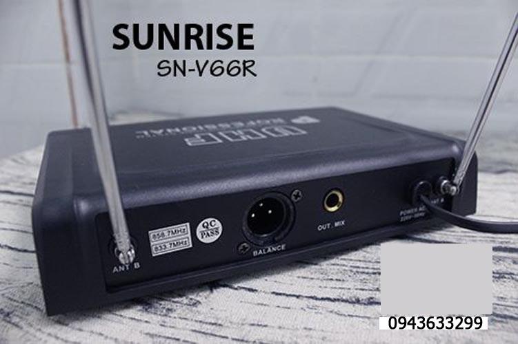 Micro kẹp áo đeo tai Sunrise SN-V66R