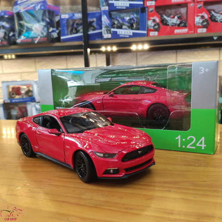 Xe Mô Hình Ford Mustang 2015 1:24 Welly