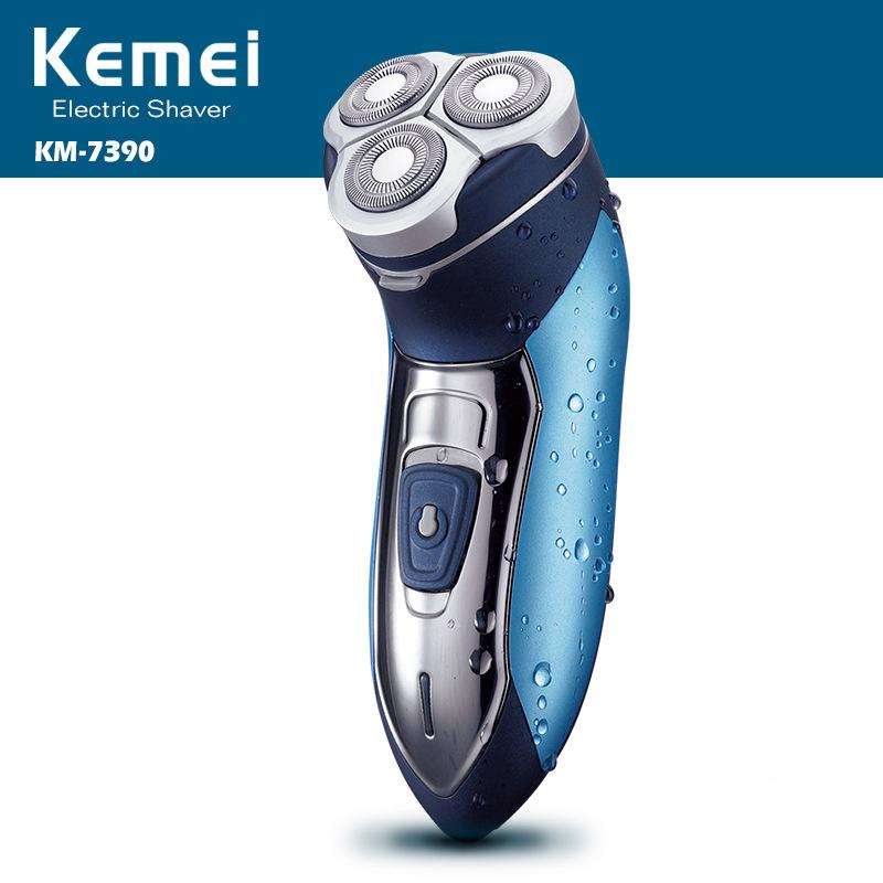 Máy Cạo Râu 3 Lưỡi Kemei KM-7390