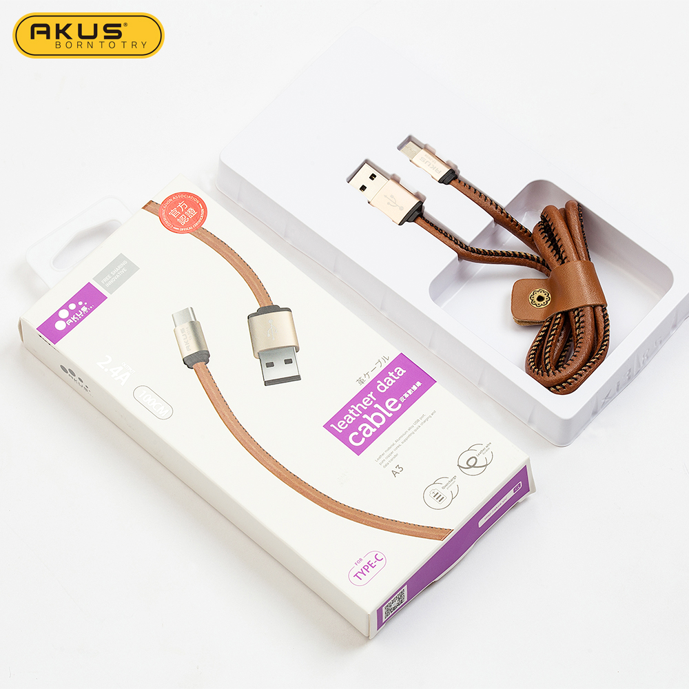 CÁP BỌC DA TYPE-C AKUS A3