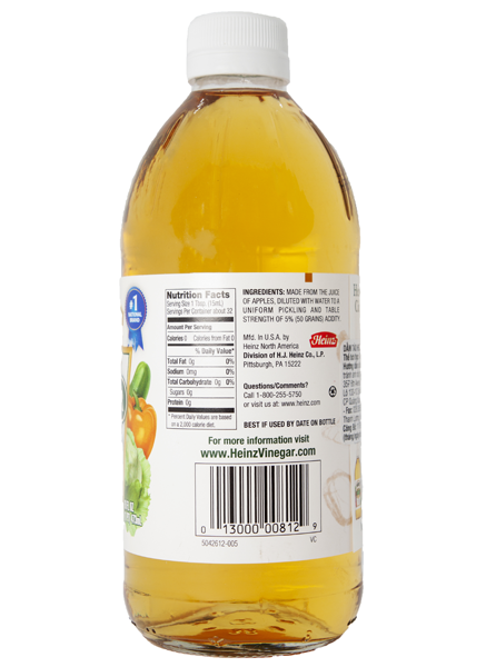 Dấm táo Heinz chai 473ml