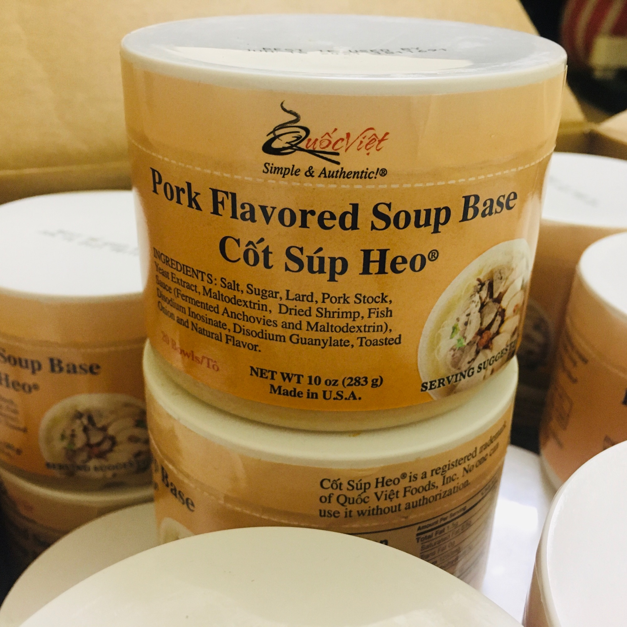 Cốt Súp Heo Quốc Việt Foods 300g