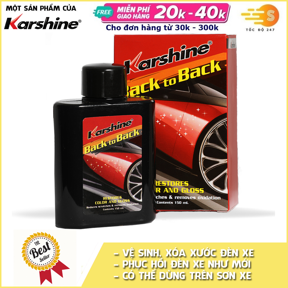 Kem vệ sinh xóa vết xước và phục hồi đèn xe Karshine KA-BTB150