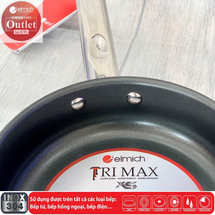 CHẢO INOX CHỐNG DÍNH ELMICH EL-3754