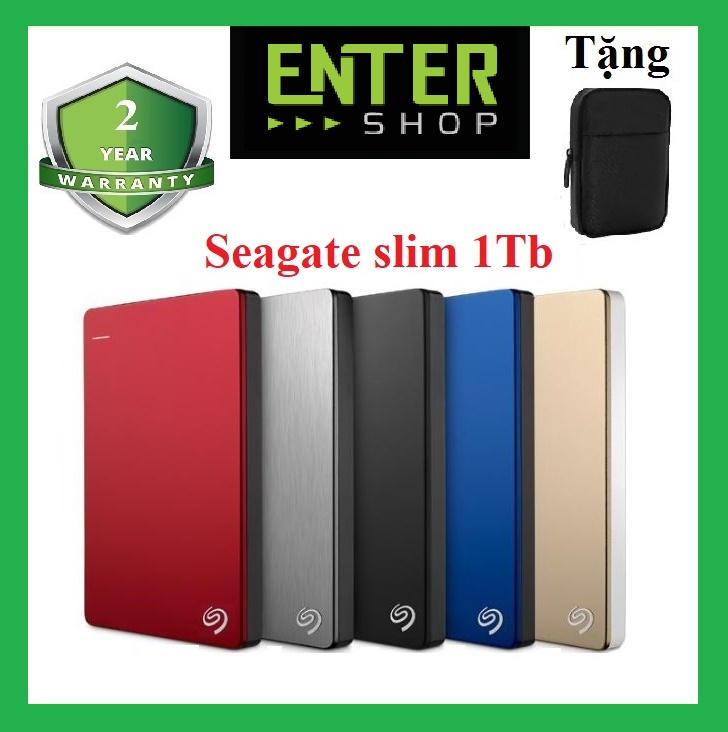 Ổ cứng di động HDD SEAGATE 1TB Backup Plus Slim USB 3.0