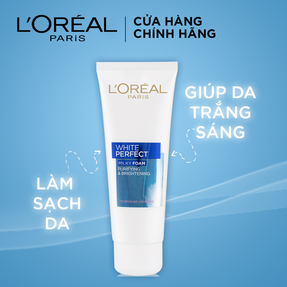 Sữa Rửa Mặt Trắng Da L'Oreal White Perfect