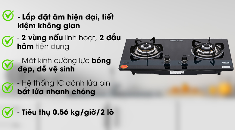 Bếp gas Kiwa KW-777GE/JP/CP/GH/GIN
