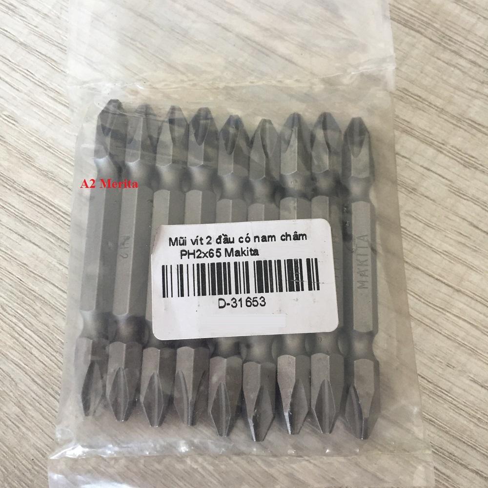 MŨI VÍT 2 ĐẦU MAKITA D-31653