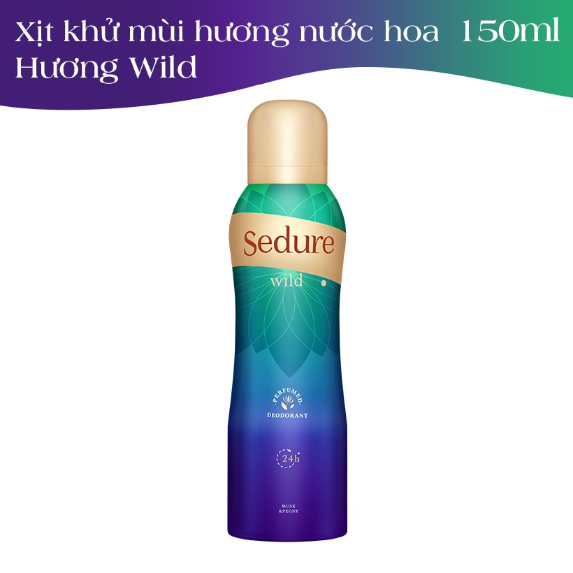 Xịt Khử Mùi Hương Nước Hoa Sedure Wild 150ml