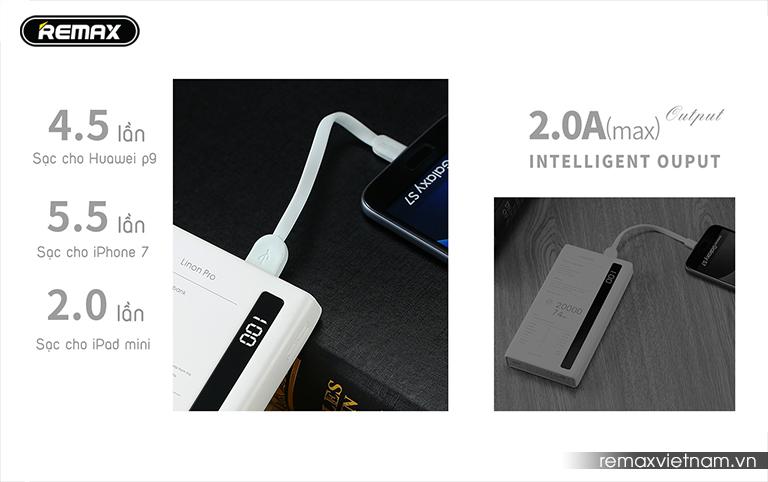 Sạc Dự Phòng Remax Linon RPP-73 20000mAh