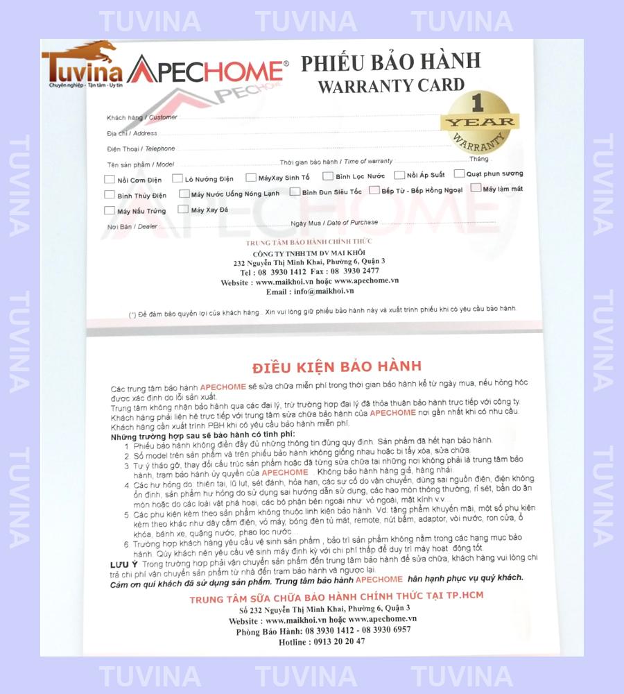 Nồi Cơm Điện APECHOME APH-222R