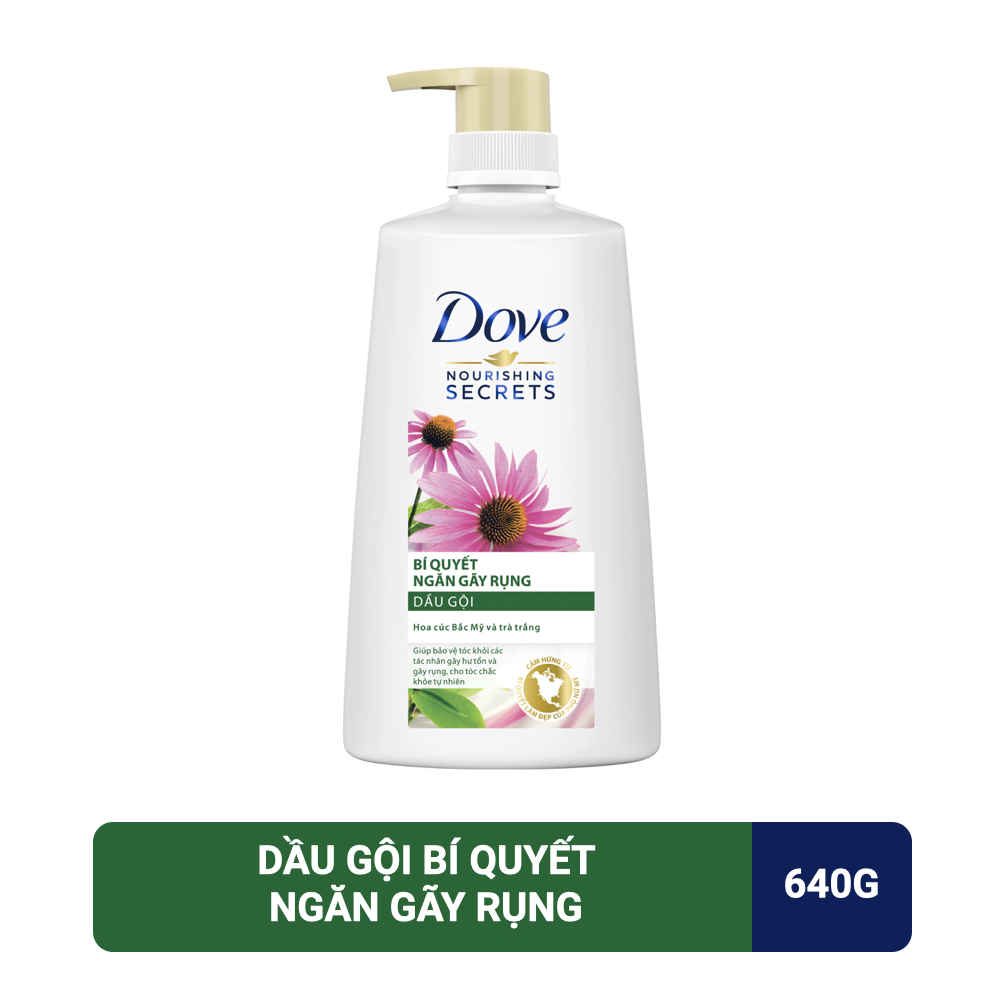 Dầu Gội Dove Bí Quyết Ngăn Gãy Rụng 650G