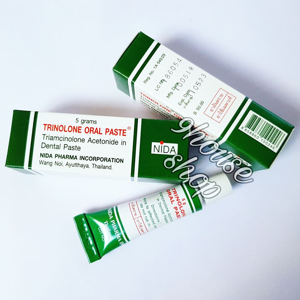 Kem Bôi Trị Nhiệt Miệng Trinolone Oral Paste 5g