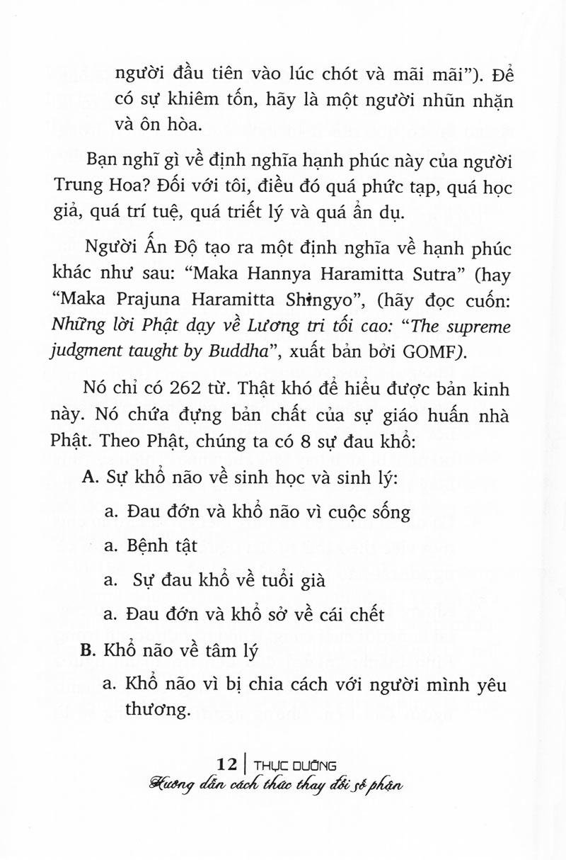 Thực Dưỡng - Hướng Dẫn Cách Thức Thay Đổi Số Phận