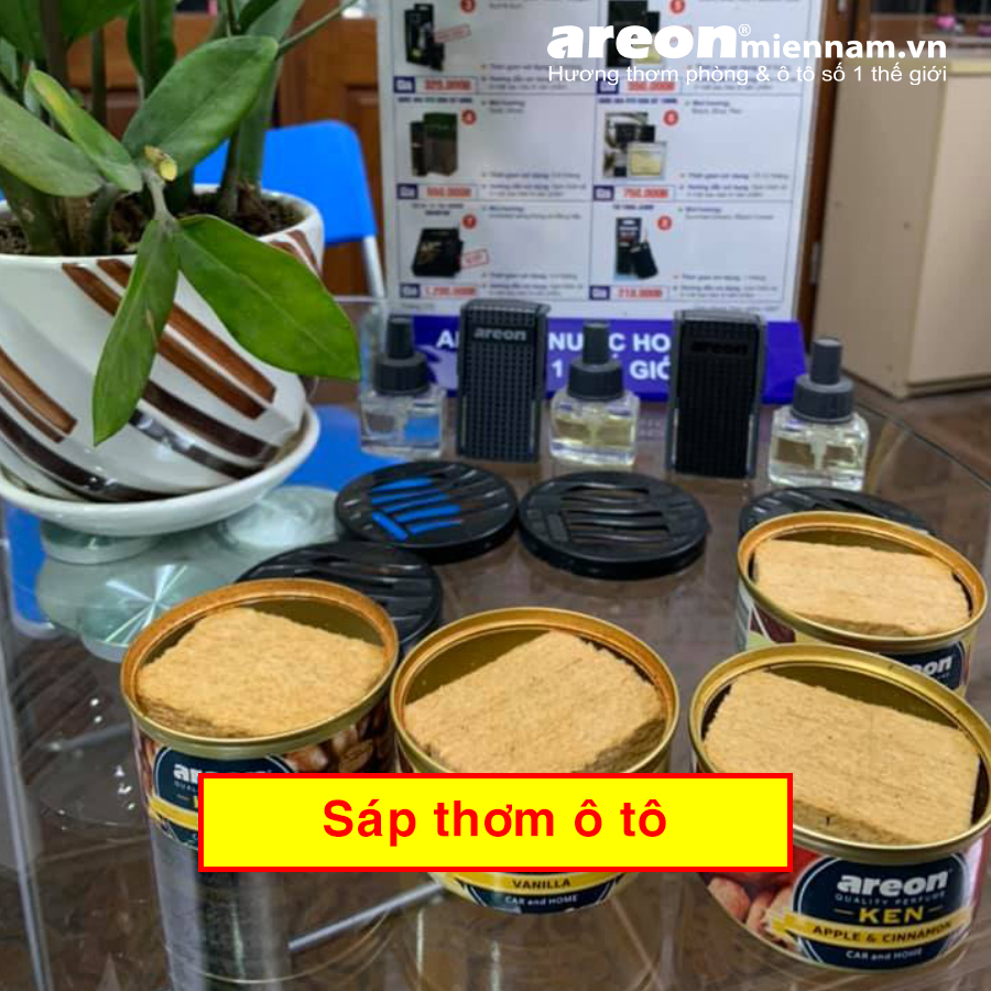 Sáp thơm ô tô cao cấp AREON KEN  Black Crystal