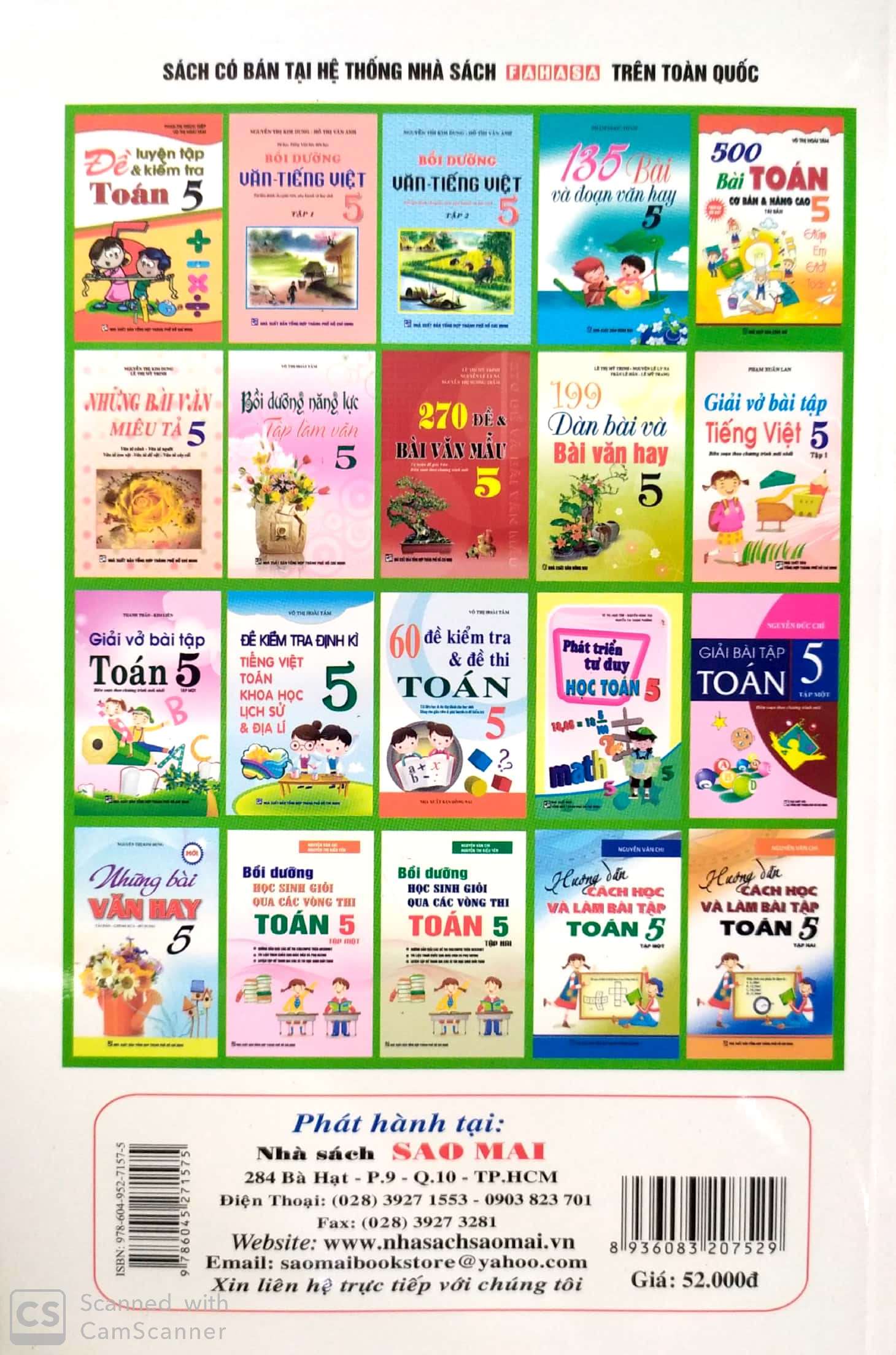 50 Đề Ôn Luyện Toán Lớp 5