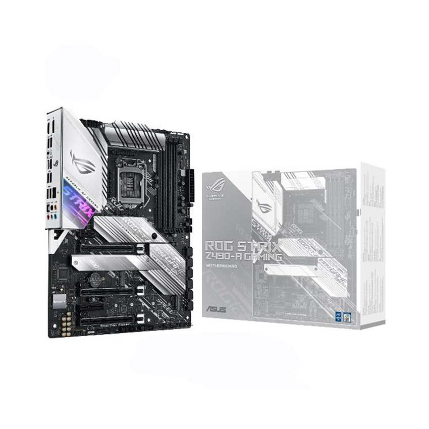 [Trả góp 0%]Mainboard ASUS ROG STRIX Z490-A GAMING (Intel Z490 Socket 1200 ATX 4 khe RAM DDR4)