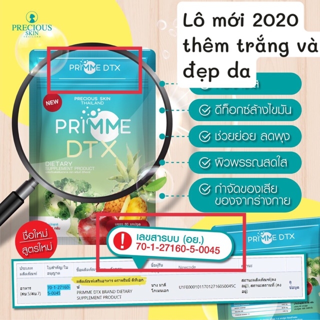 Viên Uống Khử Mỡ Rau Củ Detox Primme
