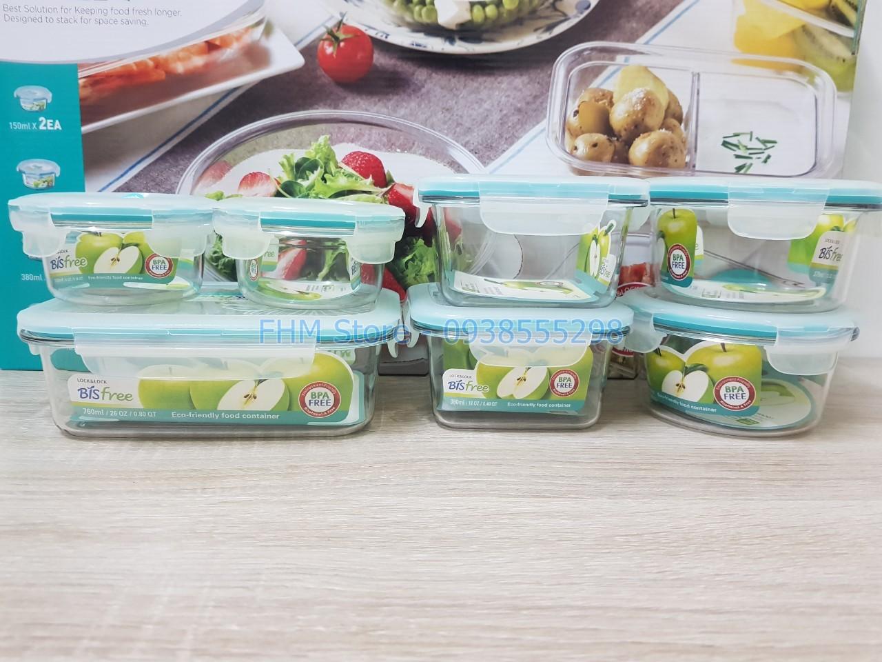 BỘ 7 HỘP NHỰA LOCK&LOCK LBF531S7