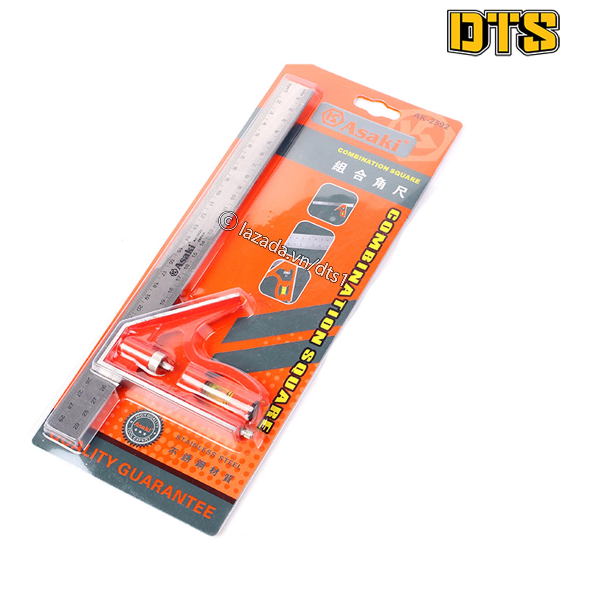 Thước ê ke thủy Asaki AK-2592 30cm