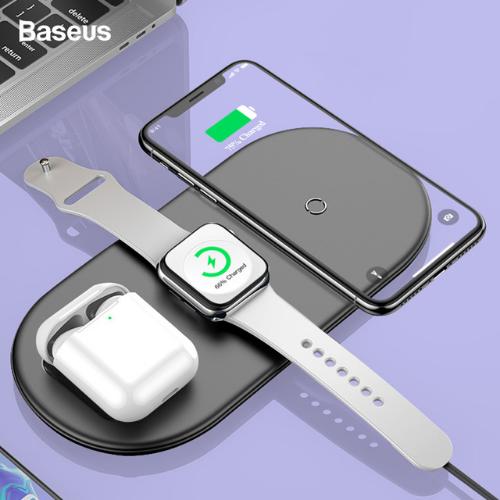 Sạc nhanh không dây Baseus WX3IN1