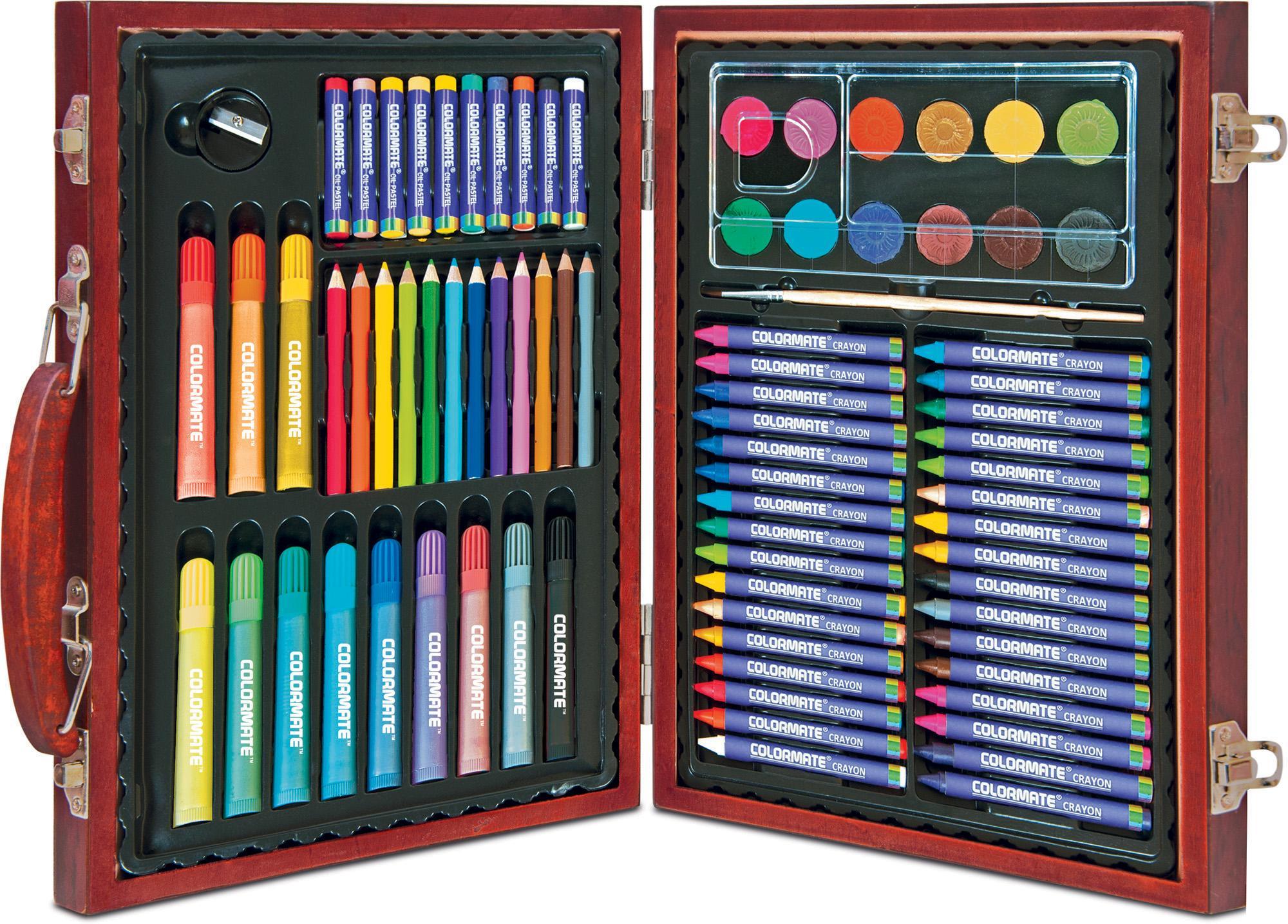 Bộ bút màu Colormate MS-78W - hộp gỗ