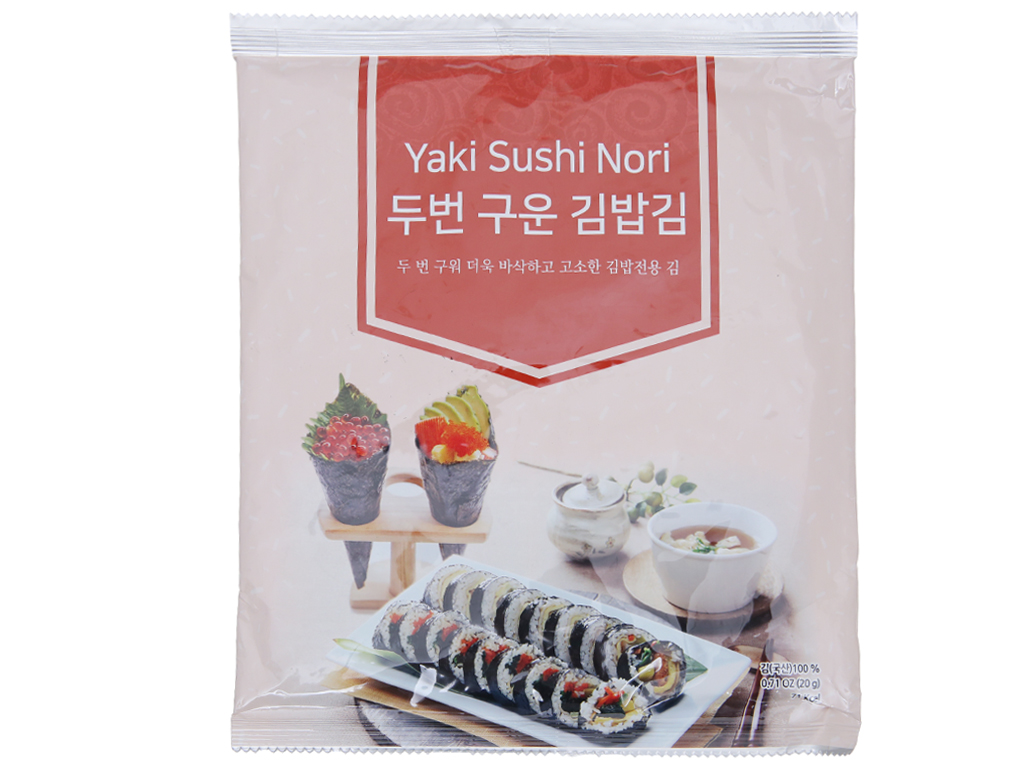 Rong biển Yaki Sushi Nori Seavege 20g