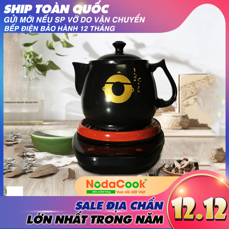 Ấm sắc thuốc bắc bằng điện NodaCook 4 lít