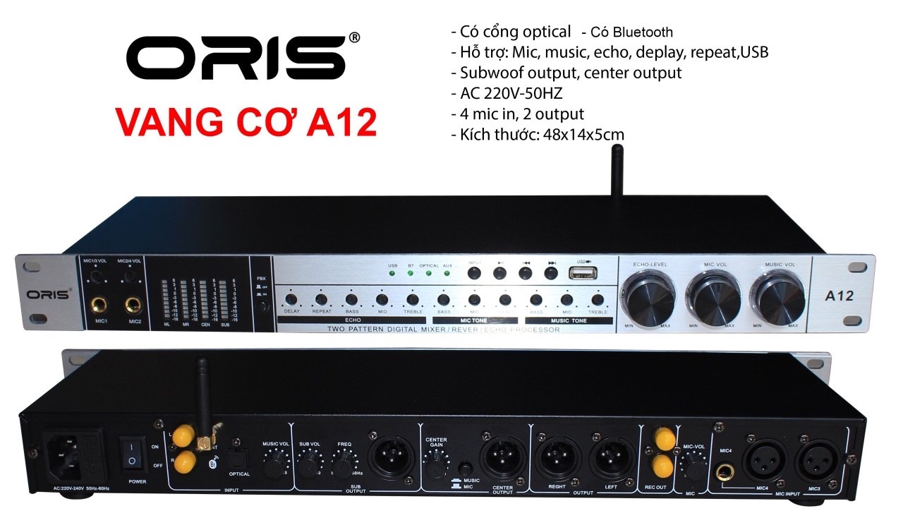 Vang cơ chống hú Oris A12