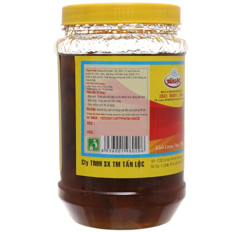 Tắc Xí Muội Tấn Lộc 580g