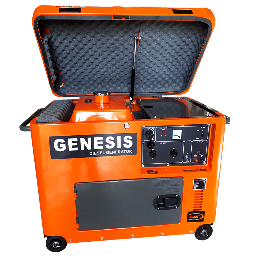MÁY PHÁT ĐIỆN CHẠY DẦU GENESIS GD6800/GD6800EWS