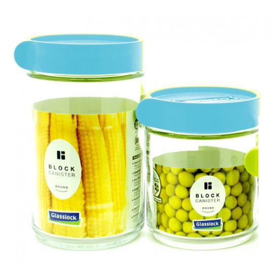 BỘ 2 HŨ THỦY TINH GLASSLOCK 400ML VÀ 600ML