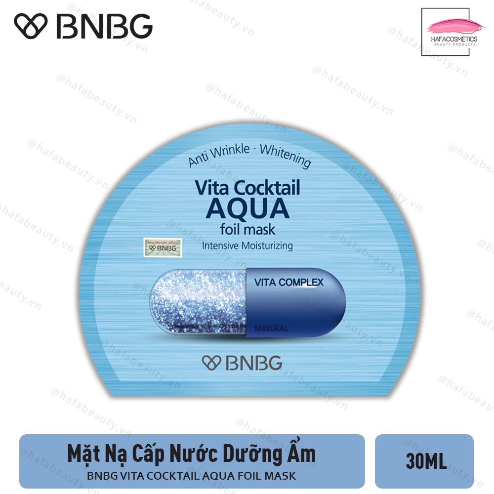 Mặt Nạ Dưỡng Ẩm Sâu Banobagi Vita Cocktail Aqua Foil Mask - Intensive Moisturizing 30ml