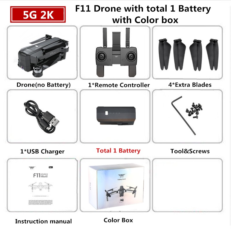 Flycam SJRC F11 PRO