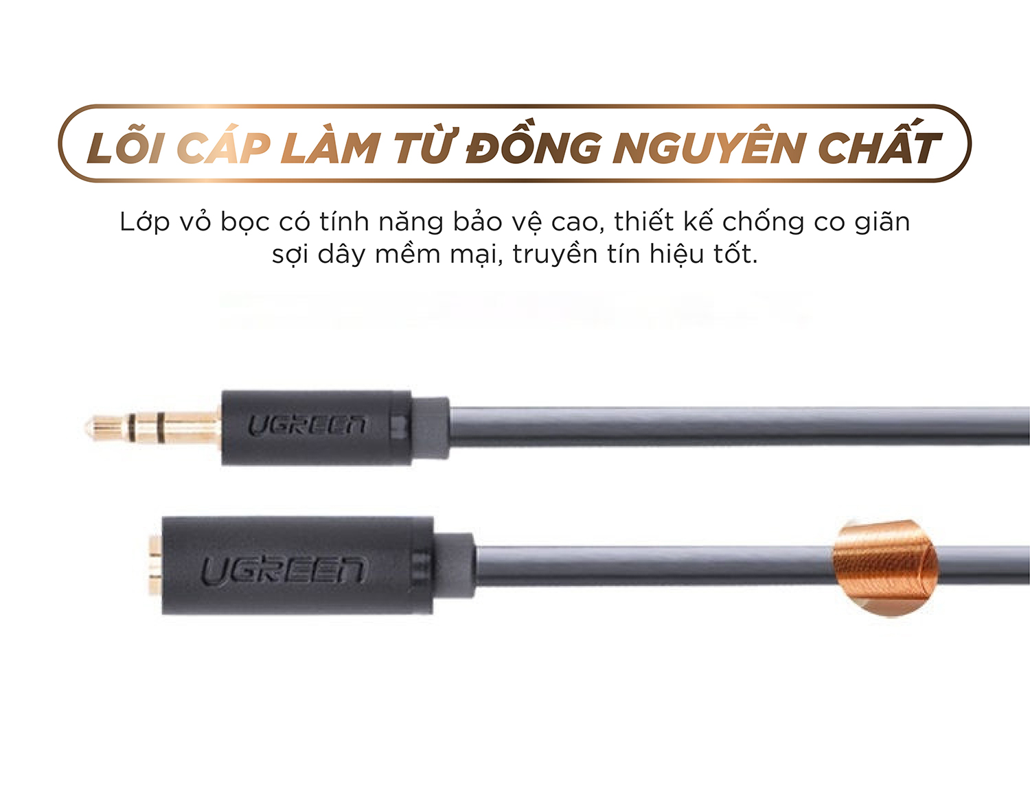 Cáp Audio 3.5mm UGREEN 10781