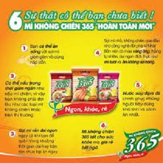 Mì 365 Tôm Chua Cay 68g thùng 30 gói