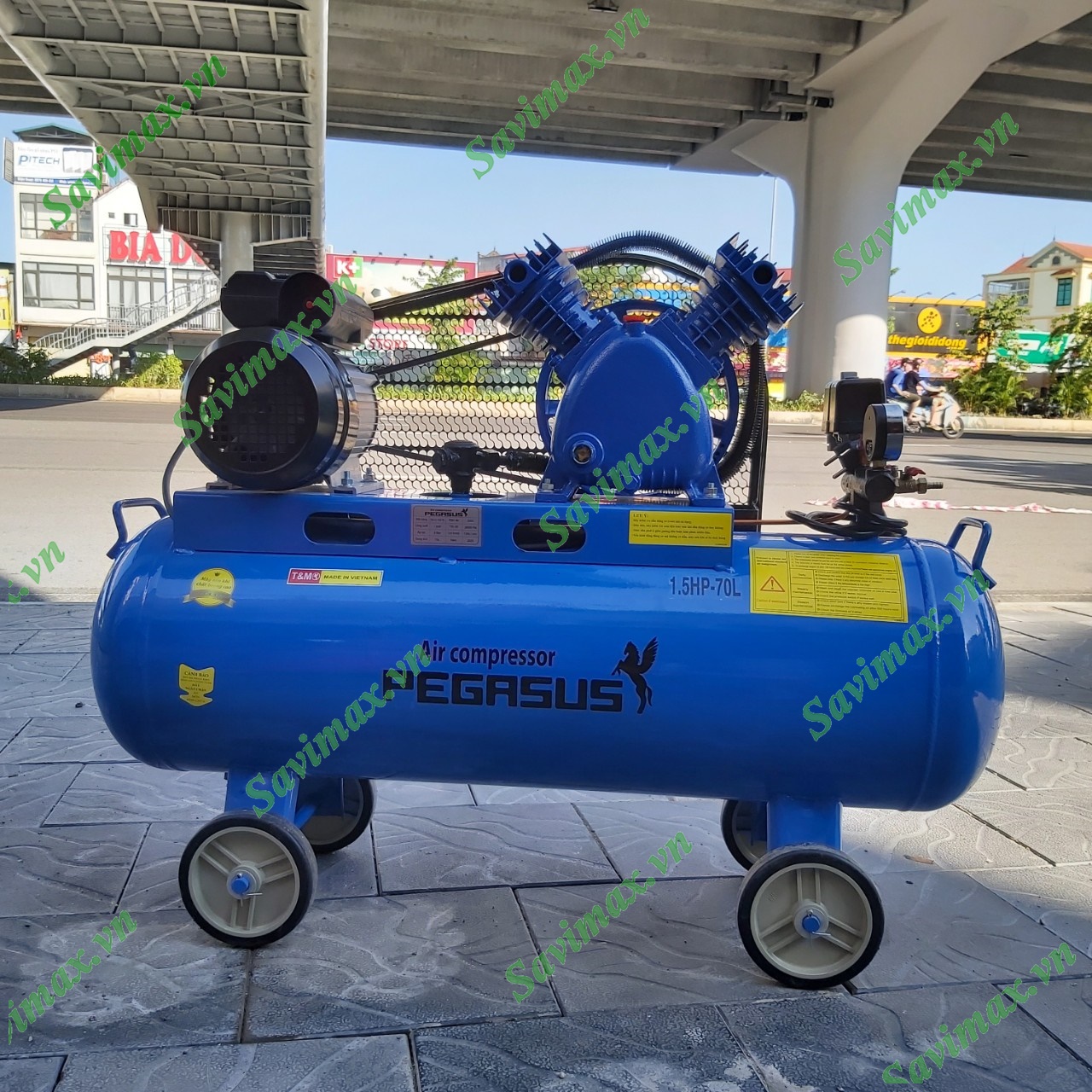 Máy nén khí Pegasus TM-V -0.12/8-70L