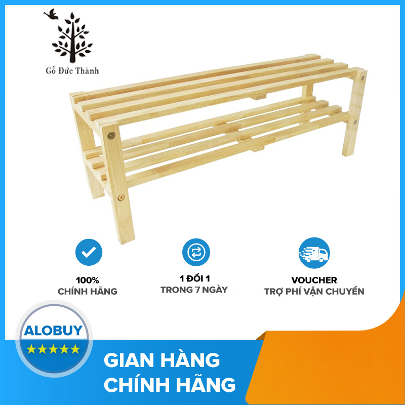 KỆ GIÀY 2 TẦNG GỖ ĐỨC THÀNH 48371K
