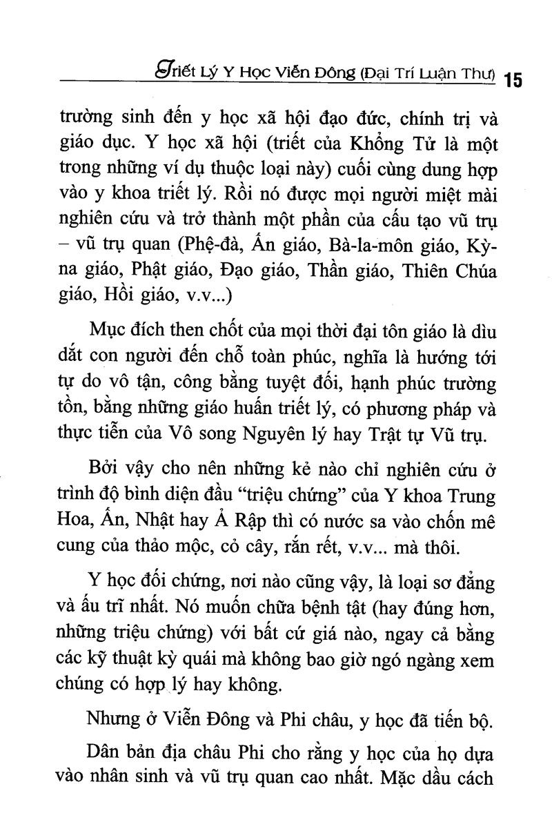 Triết Lý Y Học Viễn Đông